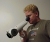 Mr. Jason Davis is demonstrating the use of the nasal ranger field olfactometer cc3.0