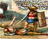Gladiators. The end of the combat