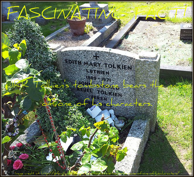 Tolkien's grave, Wolvercote Cemetery