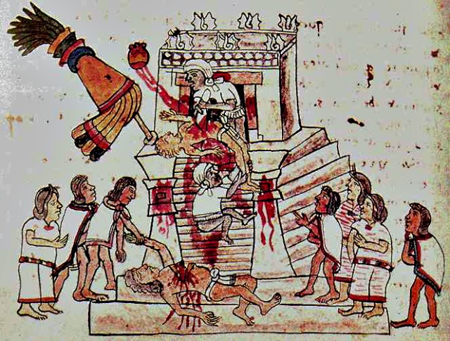 10 Aztec Sacrifice Facts – Human Sacrifices Azteken-Menschenopfer